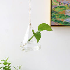 3-Piece Glass Hanging Terrarium Vases