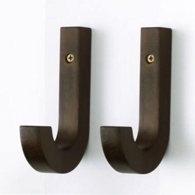 Classic Birch J Wall Hooks SaddleBrown / Two | Sage & Sill