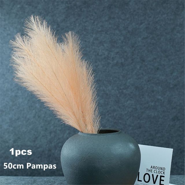 Artificial Pampas Grass Branch Flower